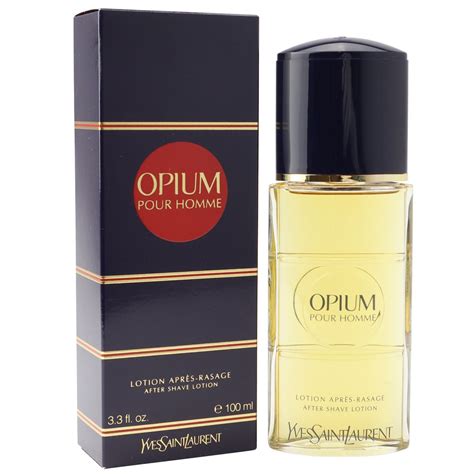 opium aftershave for men.